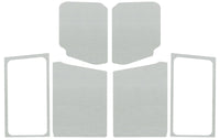 DEI 18-23 Jeep Wrangler JL 2-Door Boom Mat Complete Headliner Kit - 7 Piece - White