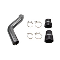 Wehrli 19-24 Cummins 6.7L Passenger (Hot) Side 3.5in Intercooler Pipe - Fine Texture Black