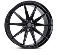 Vossen HFX-2 20x11.5 / 5x120 / ET45 / Deep / 67 - Gloss Black Wheel - CT5-V Black Wing Fitment - R