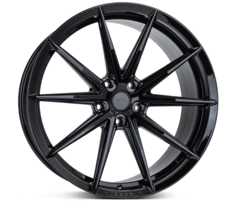 Vossen HFX-2 19x8.5 - 5x112 - ET42 - Flat Face - 66.5 - Gloss Black Wheel