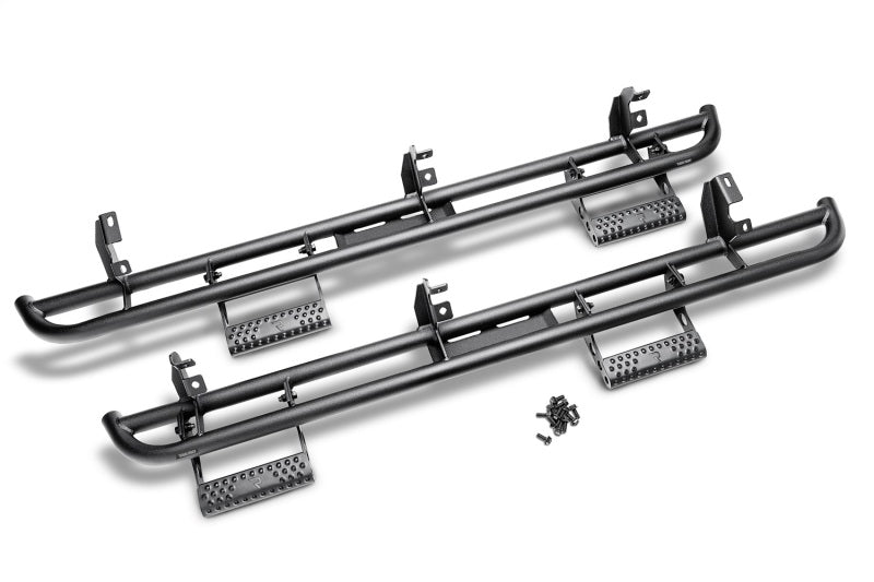 N-Fab RKR Step System 15-17 GMC - Chevy Canyon/Colorado Crew Cab - Tex. Black - 1.75in