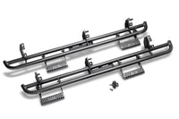 N-Fab RKR Rails 2018 Jeep Wrangler JL 4 Door Dab Length - Gloss Black - 1.75in