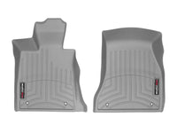 WeatherTech 2016+ BMW 7-Series Front FloorLiner - Grey (Vehicles w/No Rear Executive Lounge Seating)