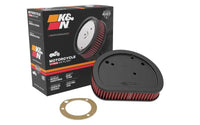 K&N Replacement Air Filter 7.125in L x 5.688in W x 1.625in H for Harley-Davidson