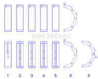 King Engine Bearings Ford V8 4.6L/5.4L SOHC Coated (Size .026) Crankshaft Main Bearings (Set of 5)