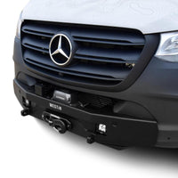 Westin 19-23 Mercedes-Benz Sprinter Pro-Series Mid Width Front Bumper - Textured Black