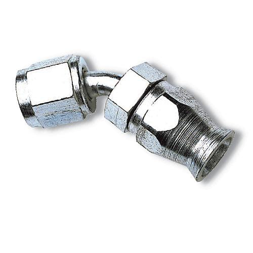 Russell Powerflex Rebuild-Able Hose End 3 An 90 Deg Forged Ss Finish