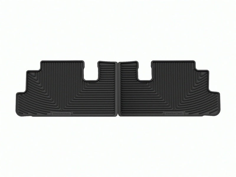 WeatherTech 22-23 Infiniti QX60 Rear Rubber Mats - Black