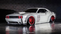 Oracle 08-14 Dodge Challenger LED Non Projector Headlight Halo Kit - Red