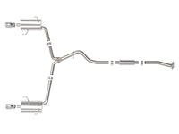 aFe Subaru Forester XT 14-18 H4-2.5L Takeda 2-1/2in to 2-1/4in  304 SS Cat-Back- Polished Tip