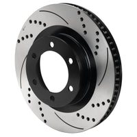 Wilwood 6x5.5 SRP Drilled & Slotted Black Electro Coat Rotor LH