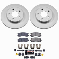 Power Stop 94-96 Cadillac DeVille Rear Z23 Coated Brake Kit