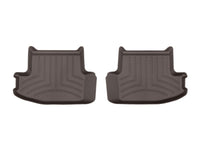 WeatherTech 2019+ Audi A4/S4/A5/S5 Rear (2nd Row) FloorLiners - Black (Sedan & Sportback)