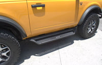 Go Rhino 2021+ Ford Bronco Dominator Extreme D1 Side Steps w/Brackets - Textured Black