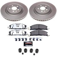 Power Stop 13-19 Ford Explorer Front Z36 Coated Truck & Tow Brake Kit