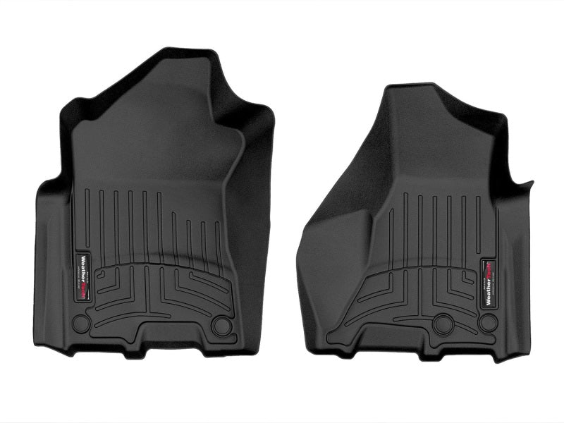 WeatherTech 19-23 Ram 4500/5500 Vinyl Front FloorLiner - Black (Crew Cab w/PTO)
