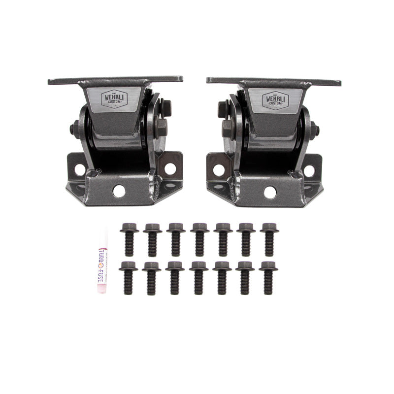 Wehrli 11-16 GM Duramax LML Heavy Duty Engine Mount - Sparkle Granny Smith