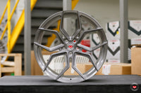 Vossen EVO-3 22x11 / 5x120 / ET22 / 66.56 - Brushed Dark Smoke Wheel - (XM - Rear)