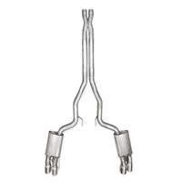 Stainless Works 2024 Mustang GT Catback Quad Tips Legend Sound X-Pipe Factory Connect Exhaust