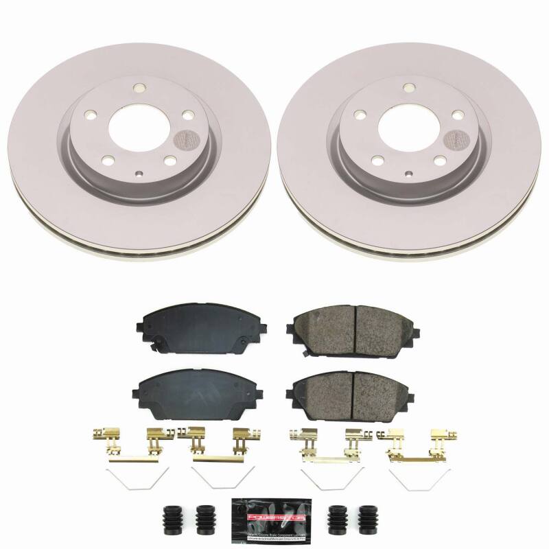 Power Stop 20-25 Mazda CX-30 Front Z23 Coated Brake Kit
