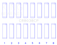 King Engine Bearings 03-09 Ford Powerstroke V8 6.0L Diesel (Size +.50mm) Connecting Rod Bearing Set