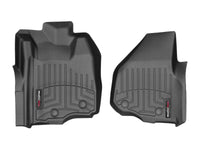 WeatherTech 12-16 Ford F-250/350/450/550 Vinyl Front FloorLiner - Black Does not fit Manual Shifter