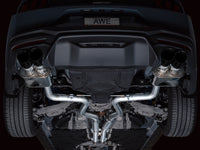 AWE 2024 Ford Mustang GT Fastback S650 RWD SwitchPath Cat-Back Exhaust w/ Quad Diamond Black Tips