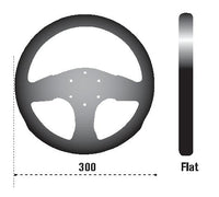 Sparco Steering Wheel 300 Suede Black