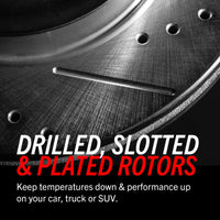 Power Stop 10-12 Ford F-450 Super Duty Front Drilled & Slotted Rotor - Pair