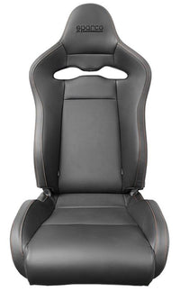 Sparco Seat SPX Special Edition Black/Grey w/ Matte Carbon Shell - Right