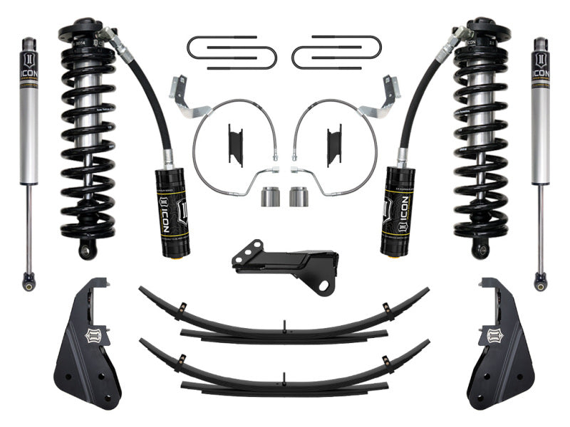 ICON 23 Ford F250/F350 4-5.5in Stage 1 Coilover Conversion Sys w/ Expansion Packs