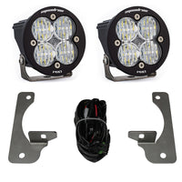 Baja Designs 07-09 Wrangler JK w/Premium Bumper Squadron R Pro Fog Pocket Kit - Clear