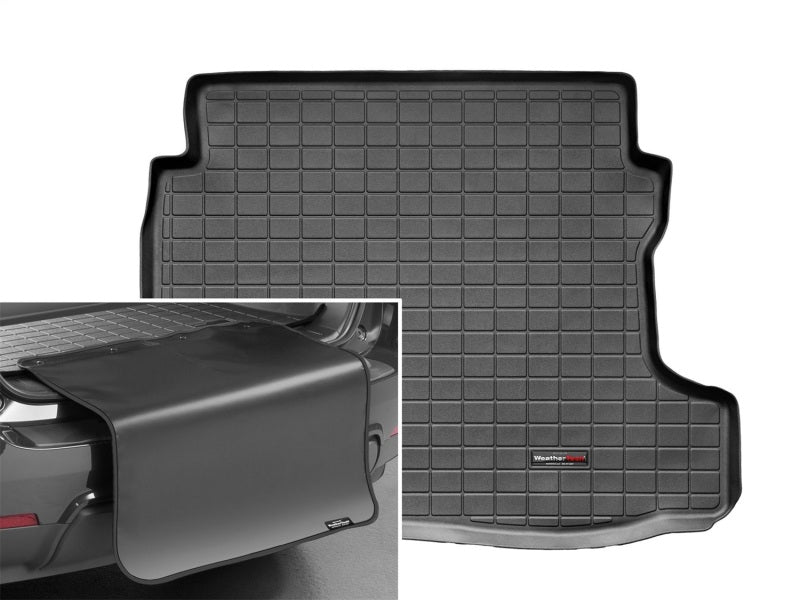 WeatherTech 05-10 Chevrolet Cobalt Cargo Liner w/ Bumper Protector - Black