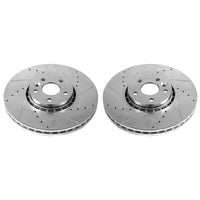 Power Stop 2000 Volvo V70 Front Evolution Drilled & Slotted Rotors - Pair