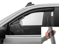 WeatherTech 19-24 Chevy Silverado/GMC Sierra CC (Chrome Sill) Front Side Window Deflectors - Dk Tint