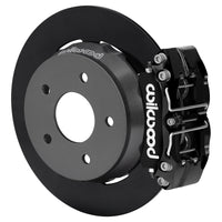 Wilwood 22-24 Polaris RZR Turbo/ Pro R 5-Lug Rear Big Brake Kit - Black Powder Coat