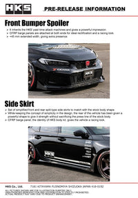 HKS BODY KIT TYPE-S FL5 Duck Tail