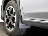 WeatherTech 18-23 Subaru Crosstrek No Drill Mudflaps Front Pair - Black