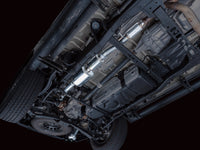 AWE Tuning 2021+ GMC Tahoe/Yukon 5.3L 0FG Split Rear Exit Catback Exhaust - Quad Diamond Blk Tips