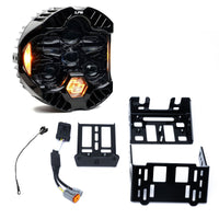 Baja Designs Harley D 18+ Softail DOT LP6 LED Headlight Kit DRL - Amber