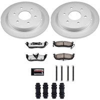 Power Stop 04-10 Infiniti QX56 Rear Z36 Coated Truck & Tow Brake Kit