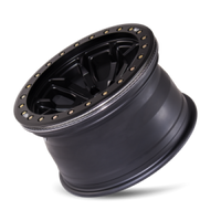 Dirty Life 9303 DT-1 17x9/8x165.1 BP/-12mm Offset/130.8mm Hub Matte Black Wheel - Beadlock