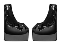 WeatherTech 2019+ Chevrolet Silverado 1500 Crew Cab No Drill MudFlaps - Black