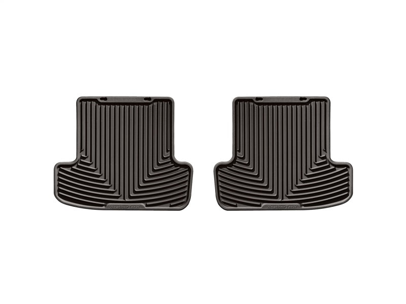 WeatherTech 2012-2015 BMW 6-Series Rear Rubber Mats - Cocoa