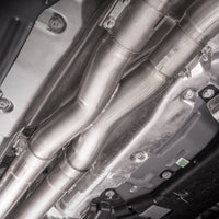 Stainless Works 2020 Ford GT500 Redline Catback X-Pipe Exhaust Factory Connect - Polished Tips