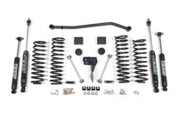Zone Offroad 12-18 Jeep JK 2dr 4in Suspension Kit