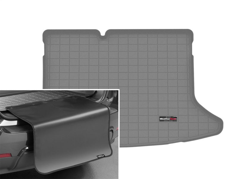 WeatherTech 2020+ Kia Niro Cargo With Bumper Protector - Grey