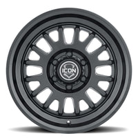 ICON Anza 17x8.5 5x150 25mm Offset 5.75in BS - Satin Black Wheel