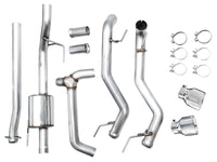AWE Tuning 2021+ Ford F150 Tremor w/ Bumper Cutouts 0FG Non-Resonated Cat-Back w/ Chrome Silver Tips
