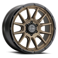 ICON Alloys Cajon 20x9 / 6x5.5 / 0mm / 5in BS Satin Bronze Wheel w/ GB Lip